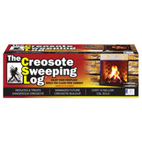 CSL Creosote Sweeping Log - Protect Your Fireplace