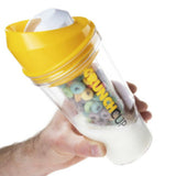 The CrunchCup - A Portable Cereal Cup  -  Yellow
