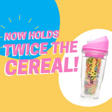 The CrunchCup XL - A Portable Cereal Cup  -  White