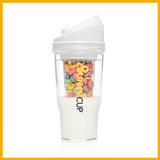 The CrunchCup XL - A Portable Cereal Cup  -  White