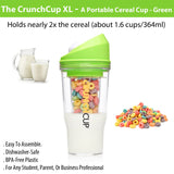 The CrunchCup XL - A Portable Cereal Cup  -  Green