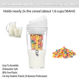 The CrunchCup XL - A Portable Cereal Cup  -  White