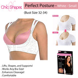 Chic Shaper Perfect Posture - White- Small (Bust Size 32-34)