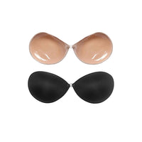 Nucomfort Adhesive Backless Bra, A Cup (BLACK)