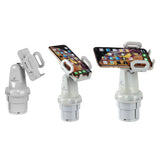 Cup Call Car Phone Mount - Adjustable Cup Holder – 2 Pack (Black & Gray)
