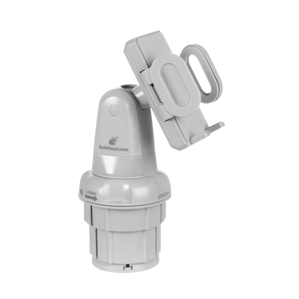 Cup Call Car Phone Mount - Adjustable Cup Holder (Silver)