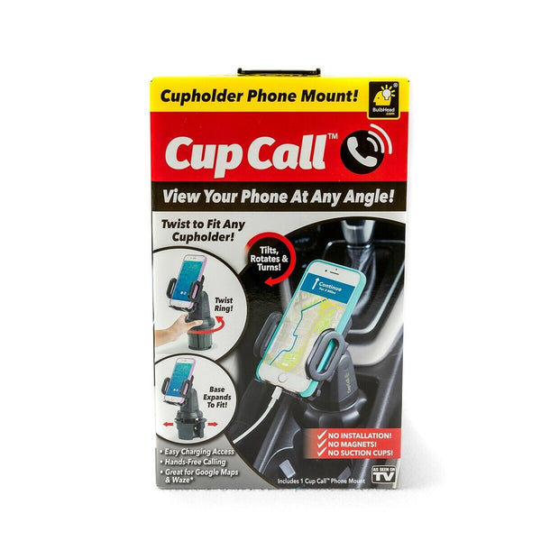 Cup Call Car Phone Mount - Adjustable Cup Holder
