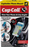 Cup Call Car Phone Mount - Adjustable Cup Holder – 2 Pack (Black & Gray)