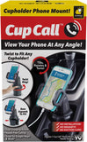 Cup Call Car Phone Mount - Adjustable Cup Holder – 2 Pack (Black & Gray)
