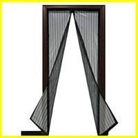 Hands-Free Magnetic Mesh Door – Fits Single, Sliding, and French Doors