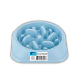 Anti-Choke Slow Feeder Pet Bowl - BLUE