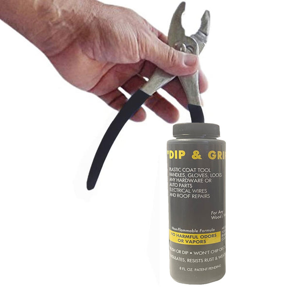 Dip and Grip Rubberized Plastic Coating (Black) 8 fl. oz