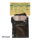 HealthPro Dispoz-A-Scoop – No Touch Mess Odor Sanitary Dog Poop Scoopers 96 Pk