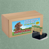 HealthPro Dispoz-A-Scoop – No Touch, No Mess, No Odor, Sanitary Dog Poop Scoopers –  250 Pack