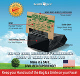 HealthPro Dispoz-A-Scoop – No Touch, No Mess, No Odor, Sanitary Dog Poop Scoopers –  96 Pack