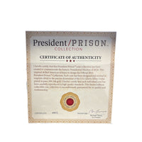 Donald Trump 2024 Commemorative Coin Silver Layered Collectible Case Certificate