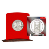 Donald Trump 2024 Commemorative Coin Silver Layered Collectible Case Certificate