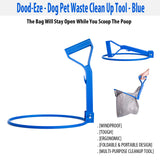 Dood-Eze - Dog Pet Waste Clean Up Tool  (Blue)