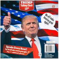 President Trump Talking Clock - "We Will Make America Great Again"