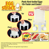 Eggstractor Egg Peeler - The Quick Way to Peel Hard-Boiled Eggs