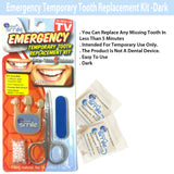 Instant Smile Emergency Temporary Tooth Replacement Kit -Dark