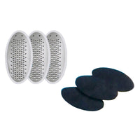 Replacement Blades with Emery Pads(3) and Miracle Foot Repair Cream
