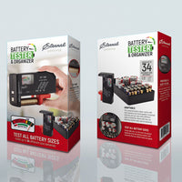 Battery Organizer & Tester With Battery Slots Cell Batteries