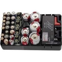 Battery Organizer & Tester With Battery Slots Cell Batteries