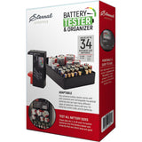 Battery Organizer & Tester With Battery Slots Cell Batteries