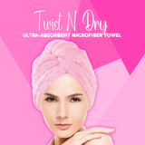 Twist N' Dry Quick Dry Hair Towel