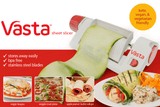 Vasta Veggie & Fruit Sheet Slicer, Stainless Steel Blade, 2 Attachements