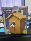 Window Birdhouse -See Through Spy One Way Mirrored Bird House
