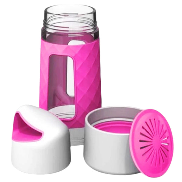 Fruition 20oz Fruit and Tea Infuser Bottle (Pink)
