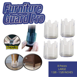 Furniture Guard Pro - Large  (1 3/8" to 1 5/8") - Set of 8 Protective Pads