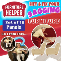 Furniture Fix - 18-Piece Set for Sagging Sofa Support