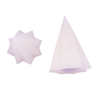Geometrics Color Changing Flameless Wax LED Ornaments (2 Pack)- Stars