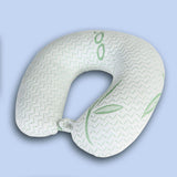 Bamboo Memory Foam Travel Neck Pillow