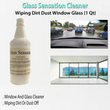 Glass Sensation Cleaner Wiping Dirt Dust Window Glass (1 Qt)