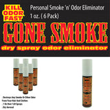 Gone Smoke Personal Smoke 'n' Odor Eliminator, 1 oz. ( 6 Pack)