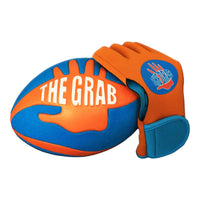The Grab by Swerve Ball -Super Grip Football Includes 2 Gloves