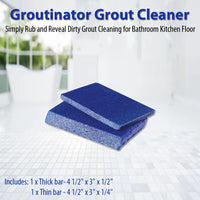 Groutinator Grout Cleaner - Simply Rub And Reveal Clean