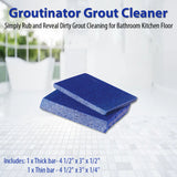 Groutinator Grout Cleaner - Simply Rub And Reveal Clean