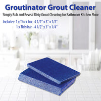 Groutinator Grout Cleaner - Simply Rub And Reveal Clean