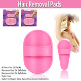 Hair Removal Pads 4 Piece Set (2-Pack)