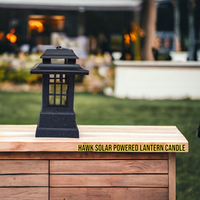 Hawk Solar Powered Lantern Candle