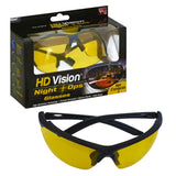 HD Vision Night Ops Lenses Sunglasses- Unisex- Adult- Black