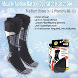 Ideas In Motion Battery Operated Heated Socks - Medium (M 9-12, W 10-13)