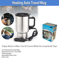 Auto Heating Travel Mug: Your Hot Beverage Companion