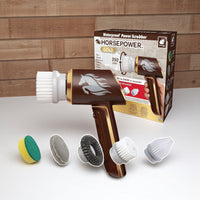 Ruby Horsepower Scrubber Gold 350 RPM Cordless Rechargeable Waterproof Handheld