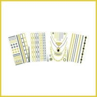 Hot Jewels - Metallic Temporary Tattoos -Classic